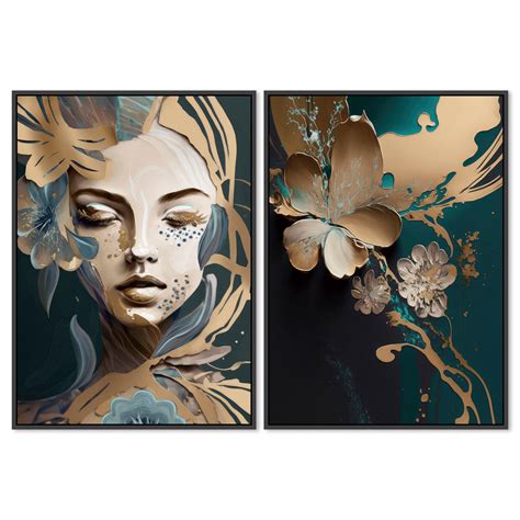 Faces of Unity: Azura, Art Duo, by Bella Eve – Zokis Canvas Art