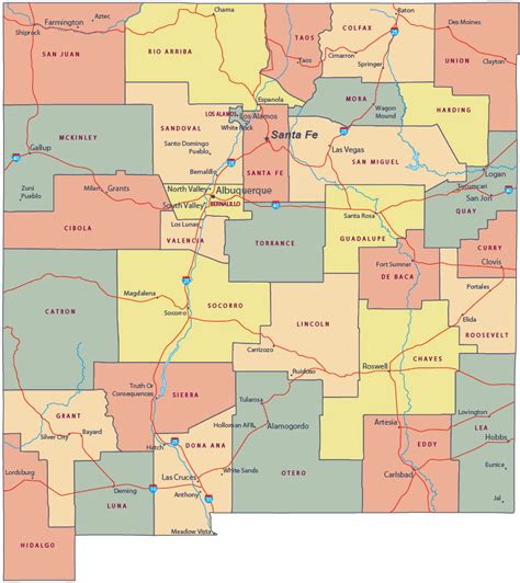 Map of New Mexico - Travel United States