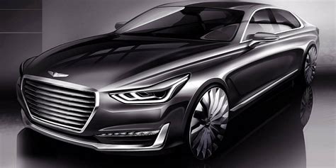 Хендаи Генезис G90 (Genesis EQ900), первые фото без камуфляжа