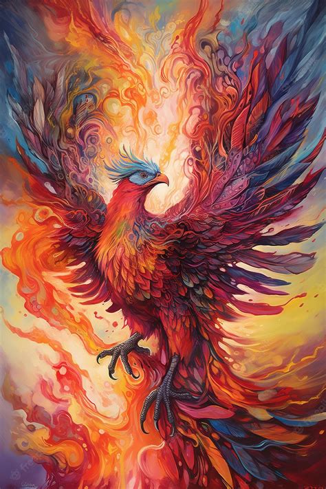 Phoenix Painting By Olha Darchuk Saatchi Art