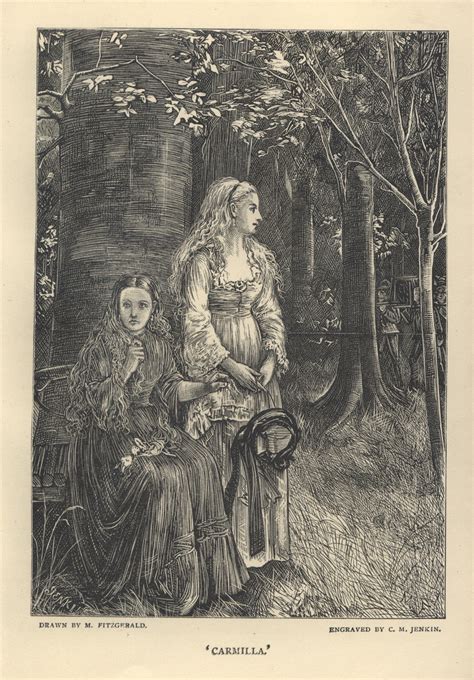 Illustration from J. Sheridan Le Fanu's "Carmilla" · UVic Libraries