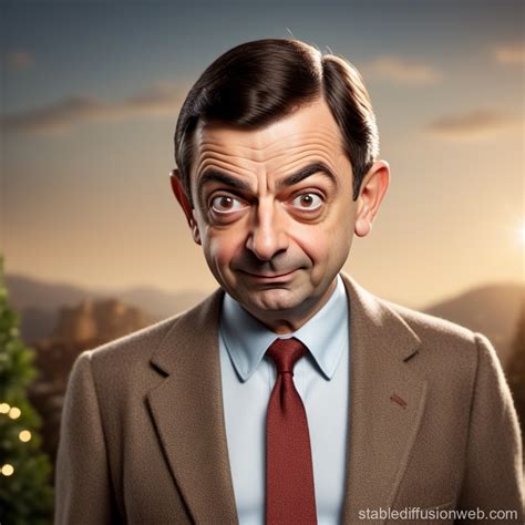 Realistic 3D Mr. Bean Portrait Caricature | Stable Diffusion Online