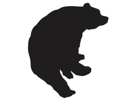 Bear Silhouette PNGs for Free Download