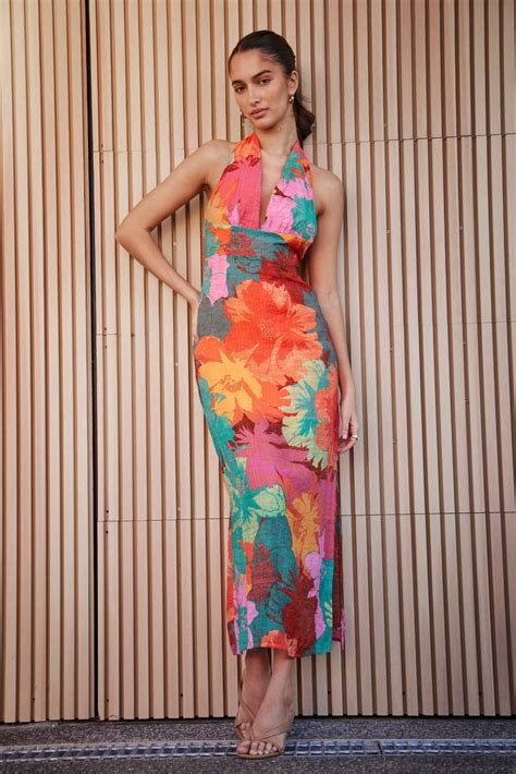 Florentine Sunrise Maxi Dress – lakeyo