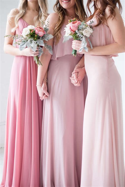bridesmaid dresses blush pink 8