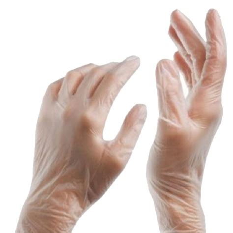 Clear Vinyl disposable gloves Medium x 100 – Mind Body Beauty