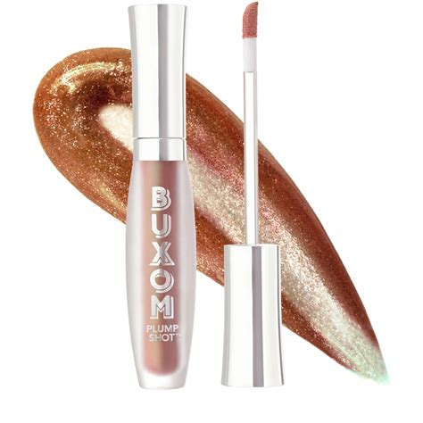 Buxom Plump Shot Vegan Collagen Lip Serum - Celestial Nude - 3D Sparkle
