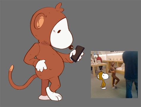 snoopy monkey by crocid on Newgrounds