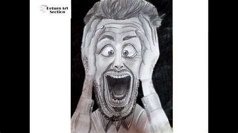 How to draw a weird face and a cartoon comedy face in pencil sketch ...