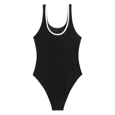 CAIVO Women Swimwear Color Special Strip Sexy Swimsuit Bikini Swimsuit