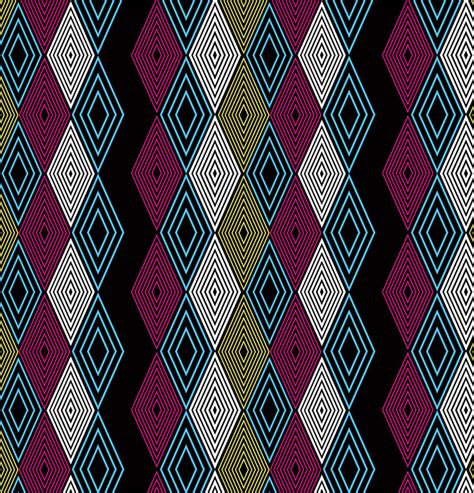 Rhombus pattern studies on Behance