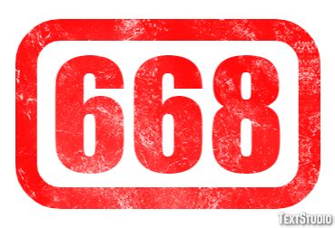 668 Text Effect and Logo Design Number