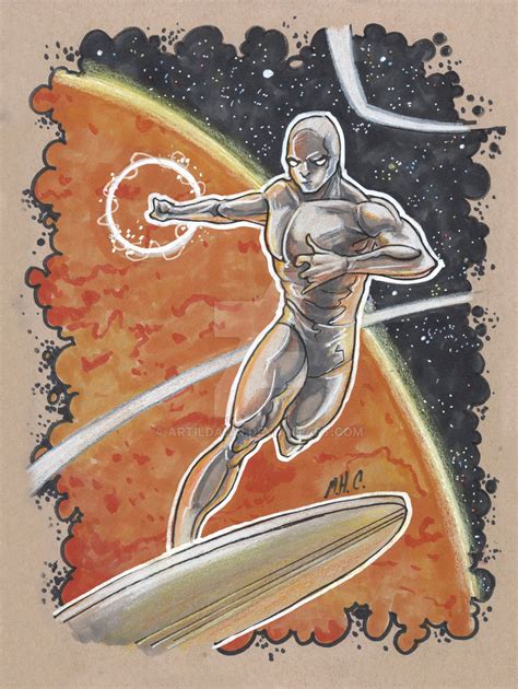 silver surfer tattoo 9