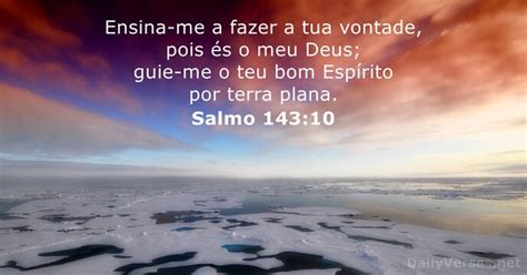 Salmo 143:10 - Versículo da Bíblia - DailyVerses.net