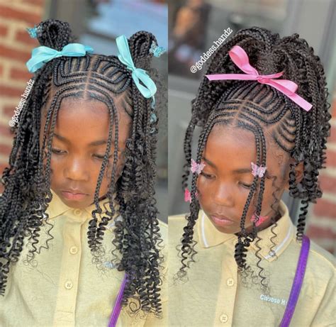 Pin by KIERRA MYESHA on KIDS’ HAIR | Kids braided hairstyles, Kids ...