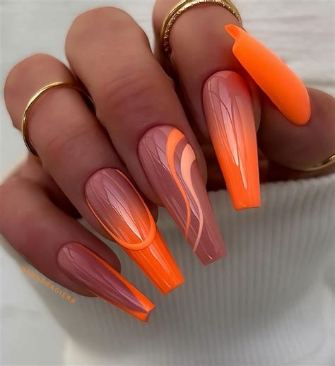 23+ Hot Orange Summer Nail Ideas (2024) - DrExplains