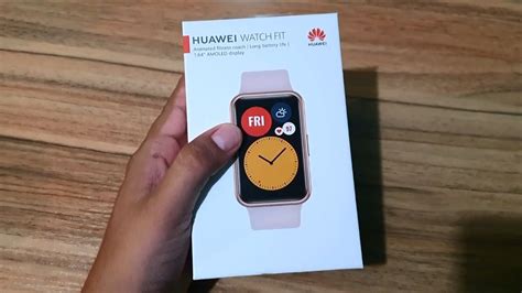 Huawei Watch Fit Sakura Pink TIA-B09 Unboxing y Accesorios - YouTube