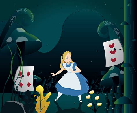 Wonderland Vector Design Vector Art & Graphics | freevector.com