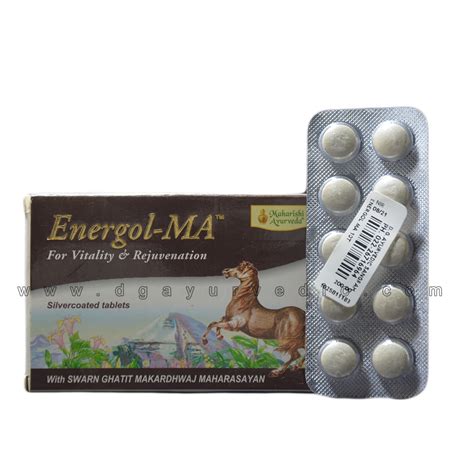 Maharishi Energol - MA (For Vitality & Rejuvenation) 10 Tablets - D.G ...