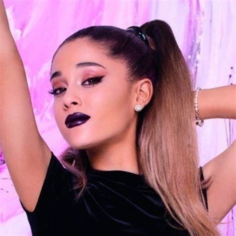 Ariana Grande Purple Lipstick