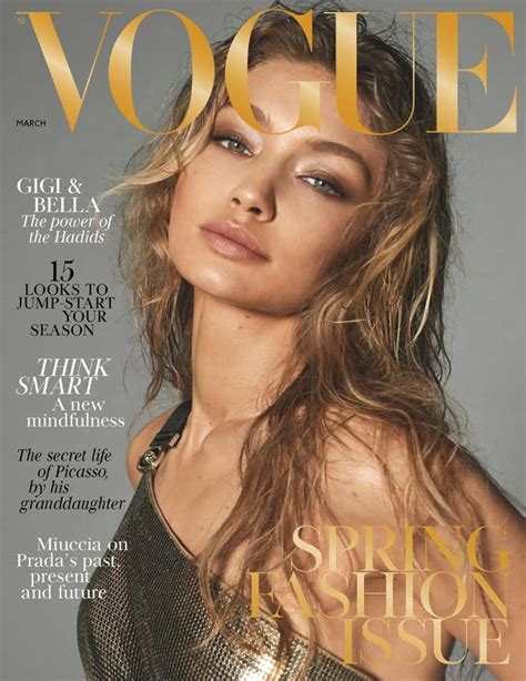 British Vogue March 2018 (Digital) | Vogue, Vogue magazine covers ...