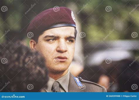 Young Italian soldier editorial stock photo. Image of outdoors - 260599988