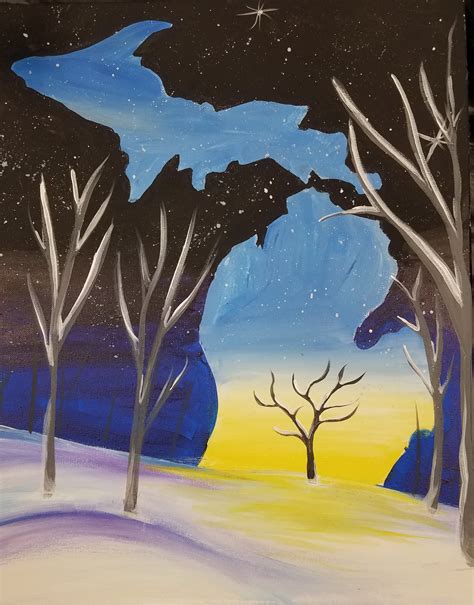 Simple Winter Painting