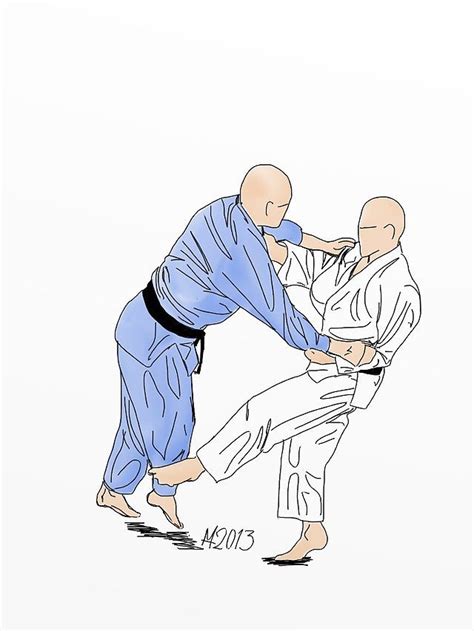 Judo Sketch at PaintingValley.com | Explore collection of Judo Sketch