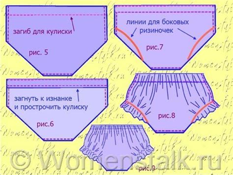 Шьем детские трусики с рюшами - Разное для малышей - Страна рукоделия ...