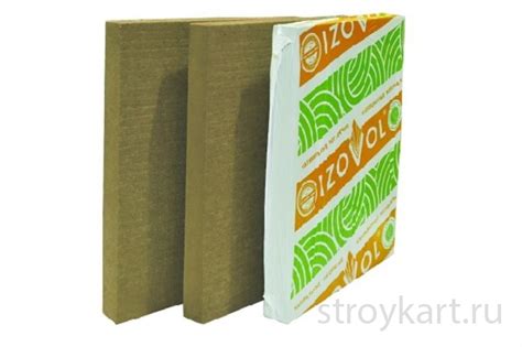ИЗОВОЛ / IZOVOL Базальтовый утеплитель СТ-50 1000х600х50мм (4,8м2) (0 ...