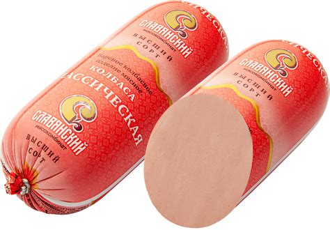 Варёные колбасы, ветчины