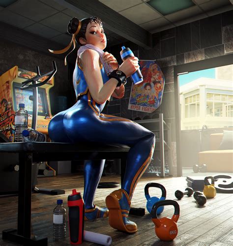 Chun-Li demonstrating the importance of fitness (INGYUARTS) [Street