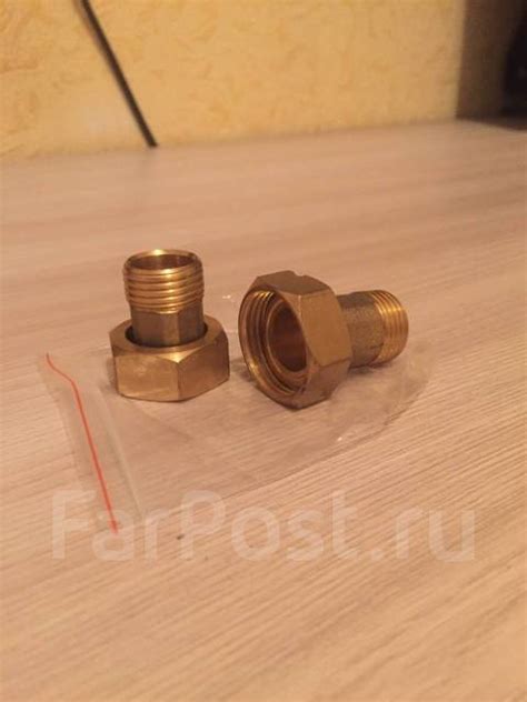 Комплект монтажных частей для счётчика воды. Латунь. 1/2, в наличии ...