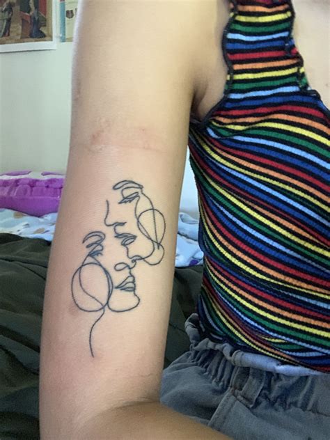 Wörter Tattoos, Gay Tattoo, Pride Tattoo, Line Art Tattoos, Dope