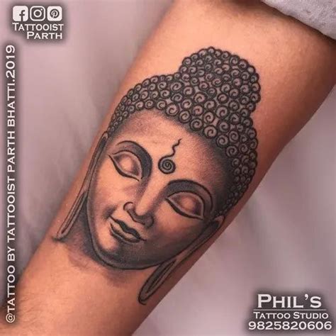 buddha tattoo by tattooistparth at Rs 500/inch | Shreeraj Chamber | Junagadh | ID: 25607211262