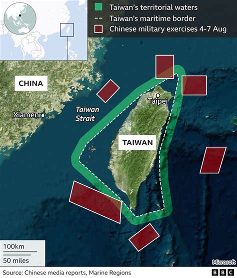 Taiwan braces as China drills follow Pelosi visit - BBC News