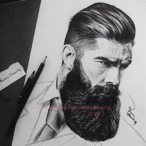 Beard Sketch at PaintingValley.com | Explore collection of Beard Sketch