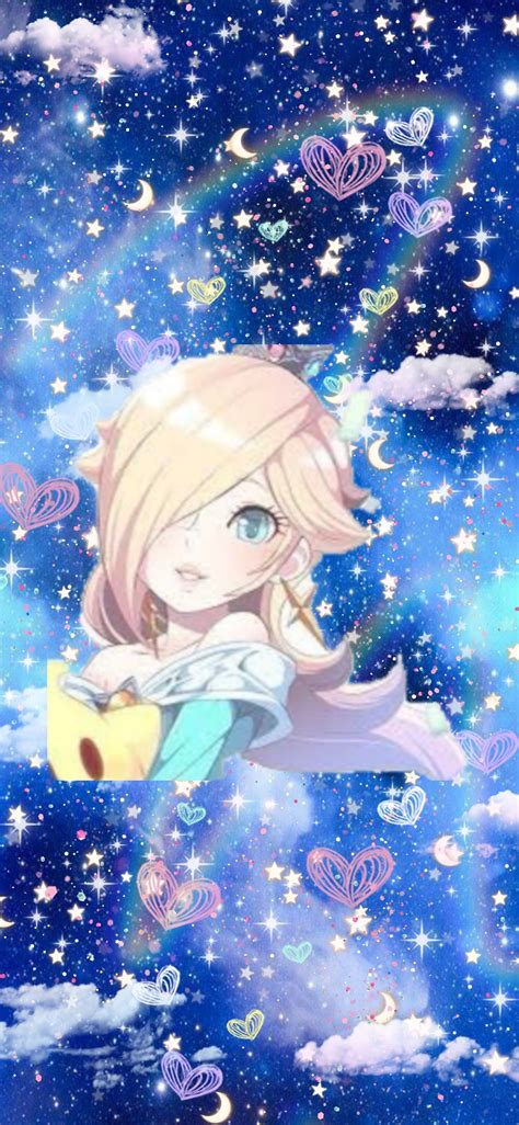 Nintendo Princess Rosalina blue aesthetic Phone Wallpaper | Nintendo