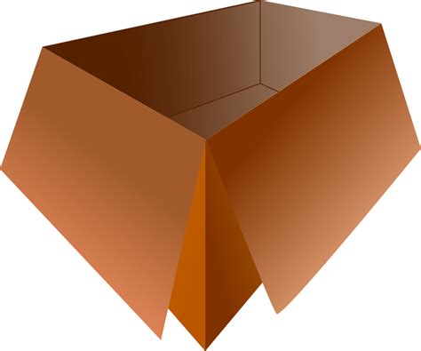 Пустая Коробка Коричневая - Бесплатная векторная графика на Pixabay ...