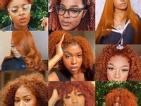 53 idées de Black women with Ginger hair | coiffure, cheveux, idée ...