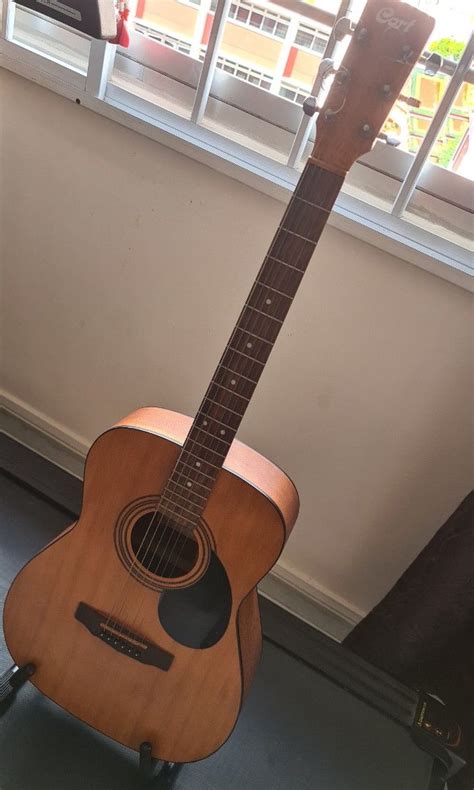 Cort AF510 NS Acoustic Guitar, Hobbies & Toys, Music & Media, Musical ...
