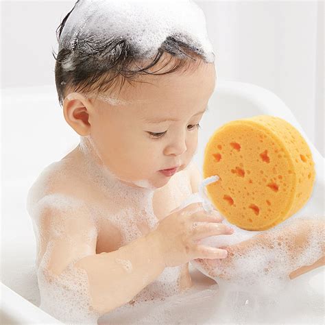 cofest soft honeycomb bath sponge  sensitive skin colorful foaming
