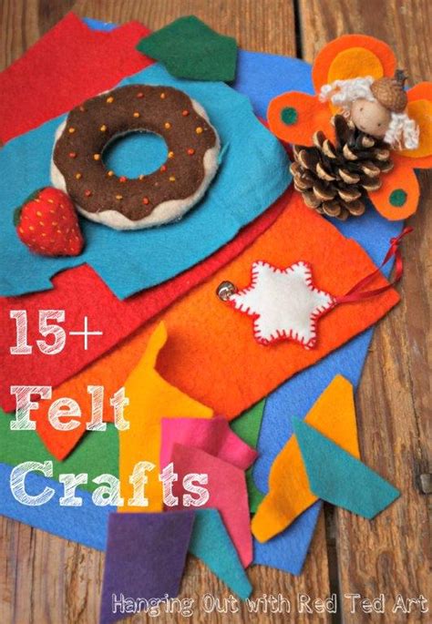 crafting  felt red ted art kids crafts