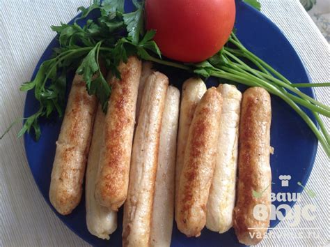 Домашние куриные сосиски (пошаговый фото рецепт) - ВашВкус