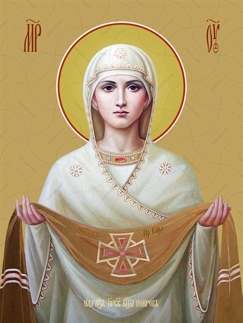 Buy the image of icon: Icon of the Mother of God “Pokrov”