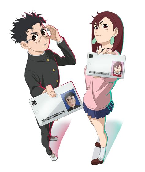 ayase momo and takakura ken (dandadan and 1 more) drawn by
