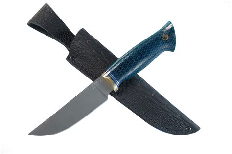 Нож Егерь (сталь S390), соты, мозаичный пин, А.Жбанов - ножи ...