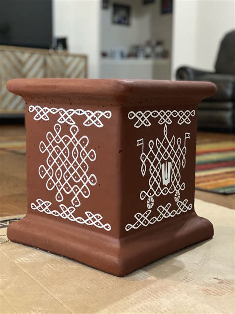 Tulsi Planter for Pooja Room | Beautiful Tulasi Pot Designs