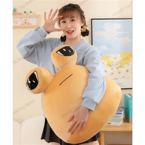 Jual Mainan Mewah Pou Jumbo Alien Giant plushie Boneka Mata Lebar ...