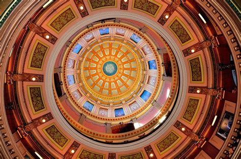 Michigan State Capitol Rotunda Dome in Lansing, Michigan - Encircle Photos